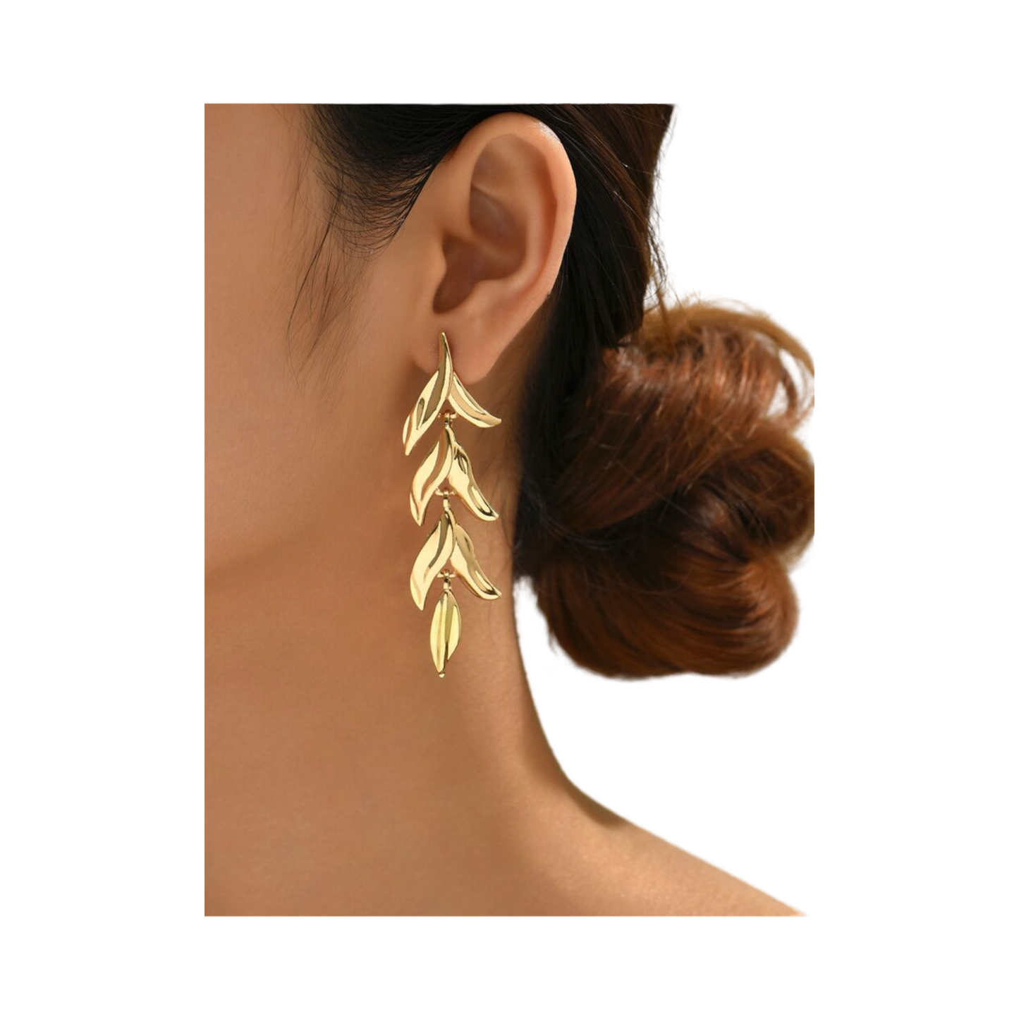 LEAF DROP EARRING